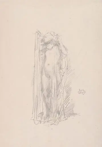 Model Draping, by James McNeill Whistler