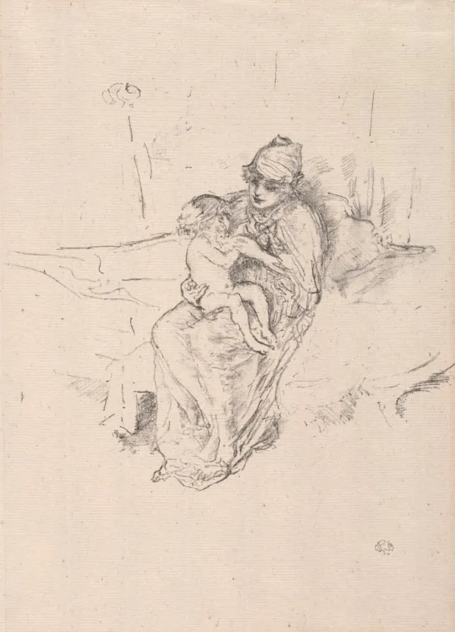 Mother and Child, No. 1, by James McNeill Whistler, 1893