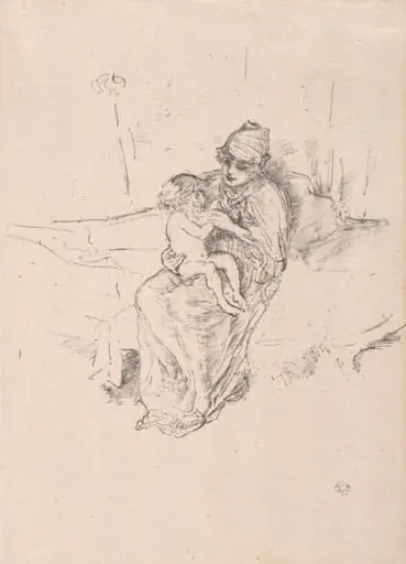 Mother and Child, No. 1, by James McNeill Whistler