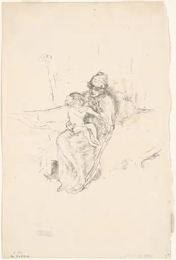 Mother and Child, No. 1, by James McNeill Whistler