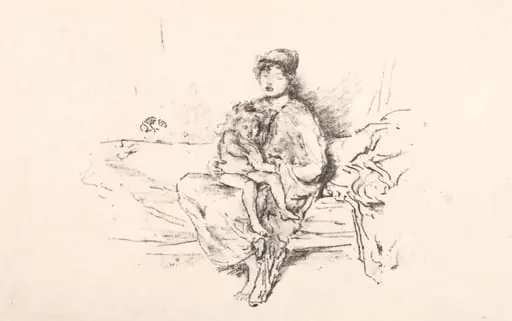 Mother and Child, No. 2, by James McNeill Whistler