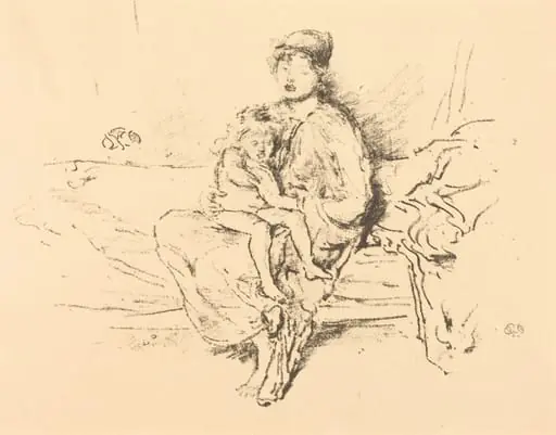 Mother and Child, No. 2, by James McNeill Whistler