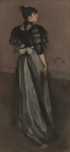 Mother of Pearl and Silver: The Andalusian, by James McNeill Whistler
