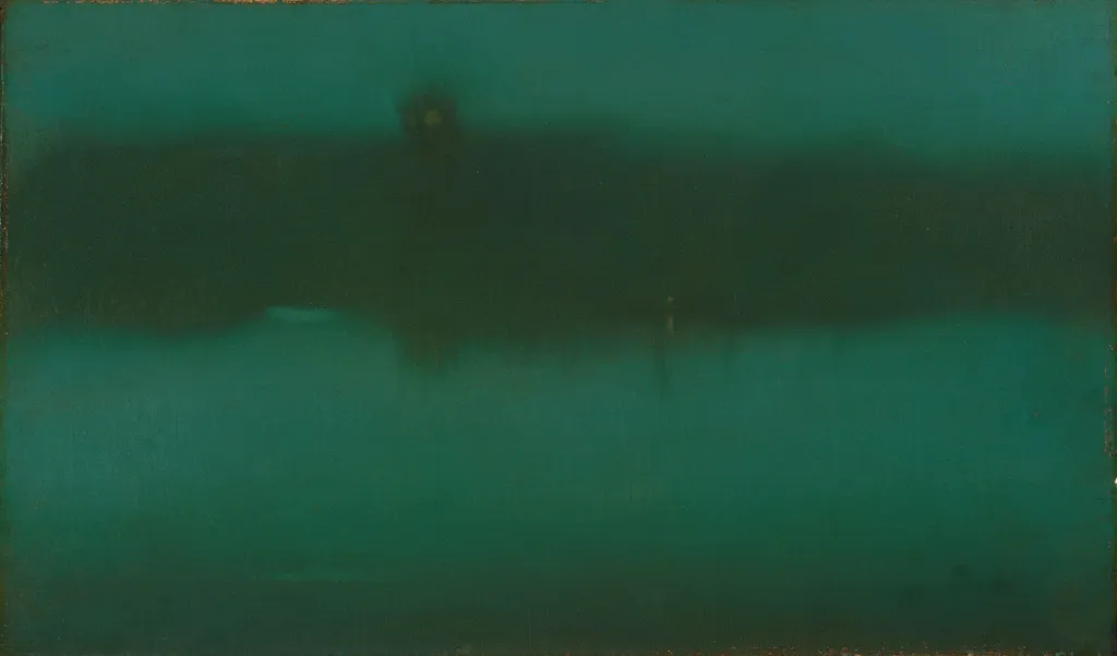 Nocturne, by James McNeill Whistler, oil, 1889