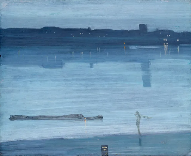 Nocturne: Blue and Silver – Chelsea — James McNeill Whistler