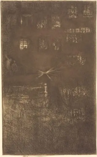 Nocturne: Dance House, by James McNeill Whistler