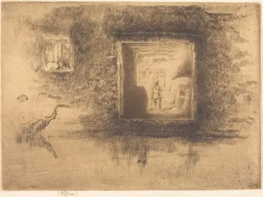 Nocturne: Furnace, by James McNeill Whistler