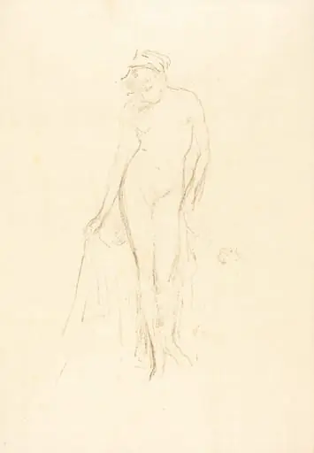 Nude Model, Standing, by James McNeill Whistler