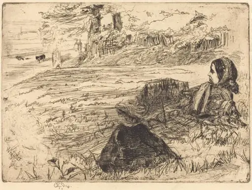 Nursemaid and Child, by James McNeill Whistler