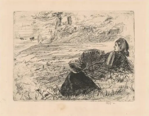 Nursemaid and Child, by James McNeill Whistler