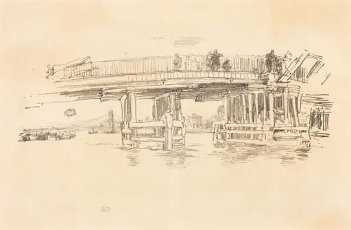 Old Battersea Bridge, by James McNeill Whistler