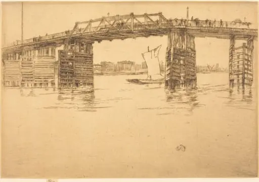 Old Battersea Bridge, by James McNeill Whistler