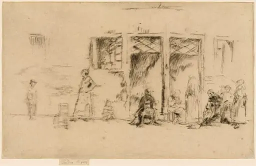Old Women, by James McNeill Whistler