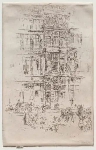 Palaces, Brussels, by James McNeill Whistler
