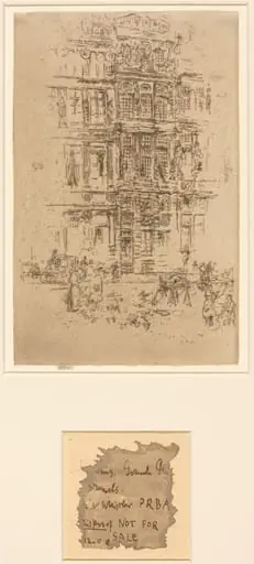Palaces, Brussels, by James McNeill Whistler