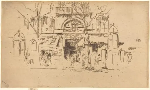 Passages de l'Opera, by James McNeill Whistler