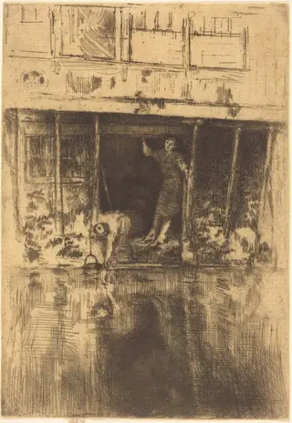 Pierrot, by James McNeill Whistler, 1889