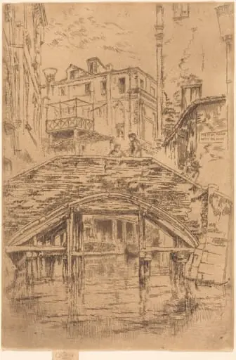 Ponte del Piovan, by James McNeill Whistler