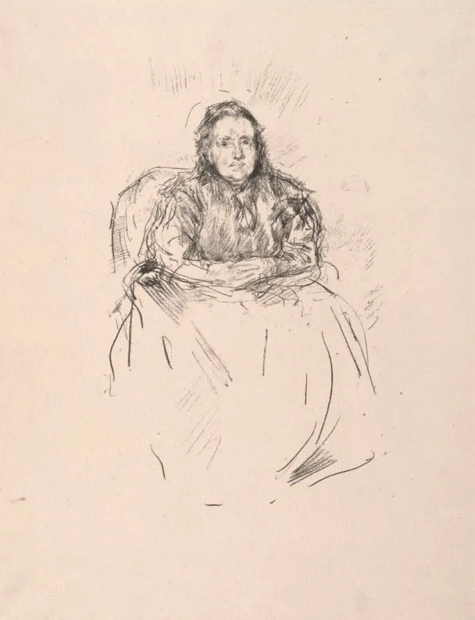Portrait Study - Mrs. Phillip, by James McNeill Whistler, 1896