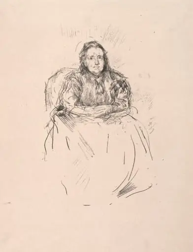 Portrait Study - Mrs. Phillip, by James McNeill Whistler