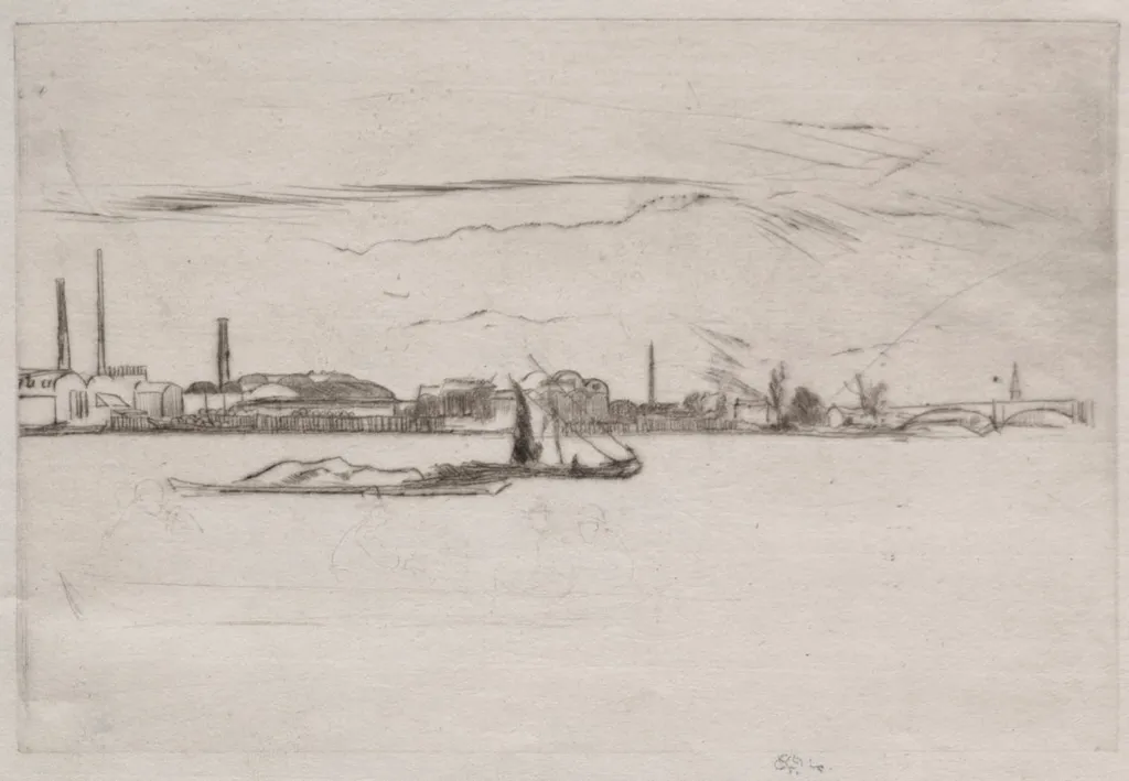Price's Candle-Works, by James McNeill Whistler, 1876
