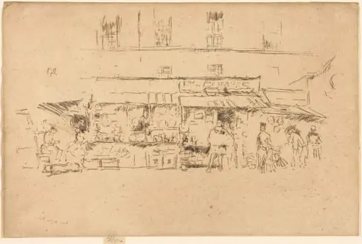 Quai de Montebello, by James McNeill Whistler