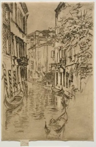 Quiet Canal, by James McNeill Whistler
