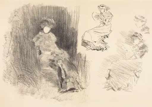 Reading, by James McNeill Whistler