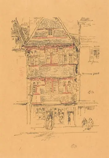 Red House, Paimpol, by James McNeill Whistler
