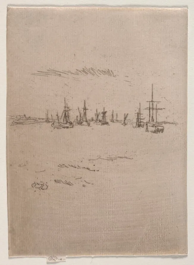 Return to Tilbury, by James McNeill Whistler, 1887