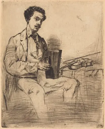 Ross Winans, by James McNeill Whistler