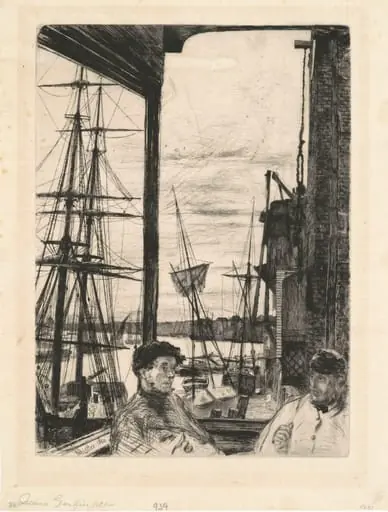 Rotherhithe, by James McNeill Whistler