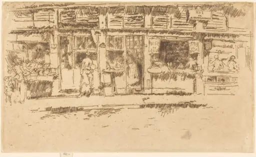 Rue de la Rochefoucault, by James McNeill Whistler