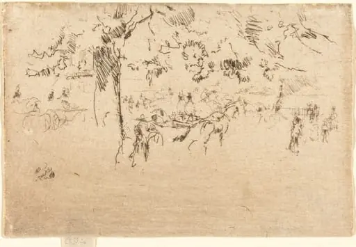 Saint James's Park, by James McNeill Whistler