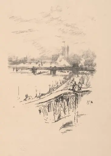 Savoy Pigeons, by James McNeill Whistler