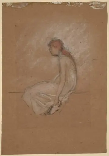 Seated Woman with Red Hair, by James McNeill Whistler