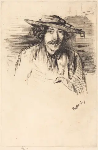 Self-Portrait, by James McNeill Whistler, 1859