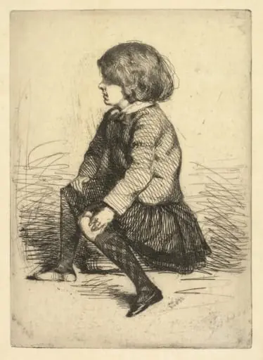 Seymour Haden Jr., Seated, by James McNeill Whistler