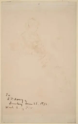 Sketch of Maud, by James McNeill Whistler, 1872