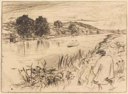 Sketching, No.I, by James McNeill Whistler
