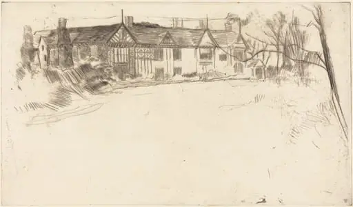 Speke Hall, No.2, by James McNeill Whistler