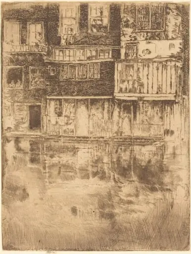 Square House, Amsterdam, by James McNeill Whistler
