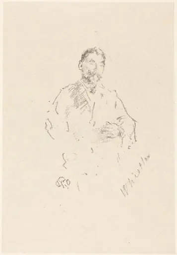 Stéphane Mallarmé, No. 2, by James McNeill Whistler