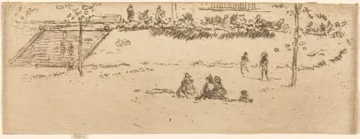 Steps, Gray's Inn, by James McNeill Whistler