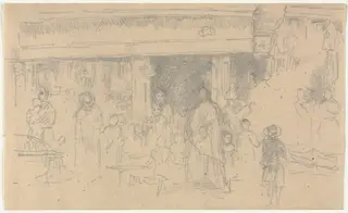 Street Scene, by James McNeill Whistler