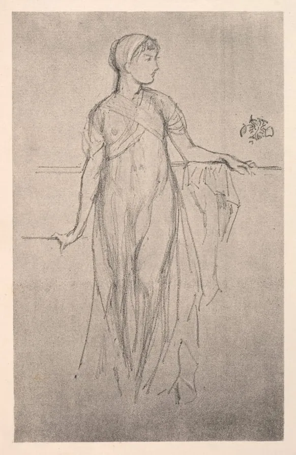 Study, by James McNeill Whistler, 1879