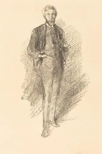 Study: Joseph Pennell, by James McNeill Whistler