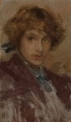 Study of a Girl's Head and Shoulders, by James McNeill Whistler
