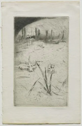 Swan and Iris, by James McNeill Whistler