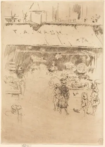 T.A. Nash's Fruit-Shop, by James McNeill Whistler